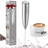 POWSAF Espumador de Leche, Batidora de Leche Portátil, Barillas Batir Electrica, 13000 RPM, Batidor de Leche para Café, Latte, C