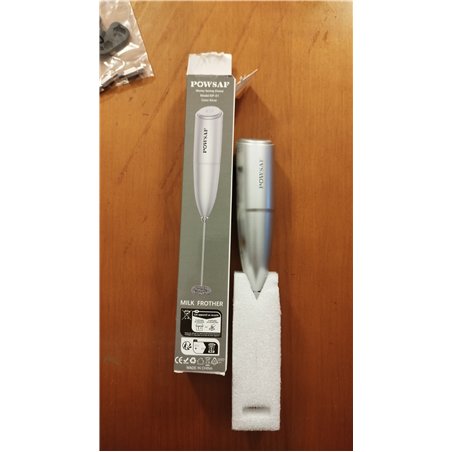 POWSAF Espumador de Leche, Batidora de Leche Portátil, Barillas Batir Electrica, 13000 RPM, Batidor de Leche para Café, Latte, C