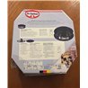 Dr. Oetker Molde repostería horno desmontable redondo doble base antigoteo para servir y cierre hermético de seguridad, base esm