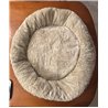 Feandrea Sofá para Perro, Cama para Mascota, Redonda, 65 cm, Gris PGW65G