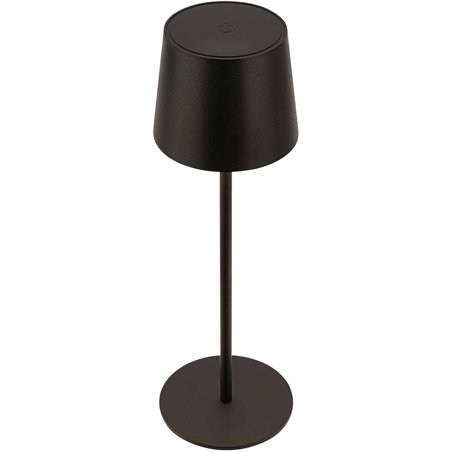 BRILONER - Lámpara de mesa LED inalámbrica IP44 con sensor táctil, regulable, batería y fuente de luz intercambiables, lámpara d