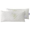 Todocama - Almohada viscoelástica Aloe Vera con Copos 100% viscoelásticos. Tejido Strech Aloe Vera. Termoregulable. Firmeza Medi
