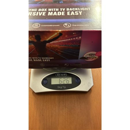 WiZ HDMI Sync Box con retroiluminación de TV - Sincroniza la luz con tus películas, juegos y música - HDMI 2.0 - Soporta 4K a 60