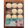Bolsius - Velas flotantes Maxi - Marfil - 12 piezas en una caja - Ø 7,6 cm - Tiempo de combustión 8 horas - Sin fragancia - Cera