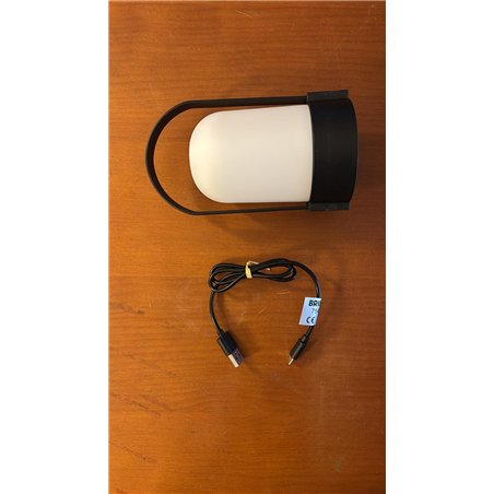 BRILONER - Lámpara de mesa LED inalámbrica IP44, táctil, regulable, batería reemplazable, lámpara de noche, lectura, LED, campin