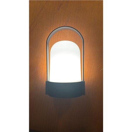 BRILONER - Lámpara de mesa LED inalámbrica IP44, táctil, regulable, batería reemplazable, lámpara de noche, lectura, LED, campin