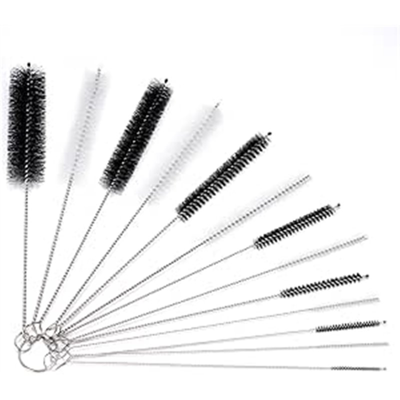 Juego de 13 cepillos de Limpieza, Pajita, cepillos de Limpieza, Cepillo de Manguera de Leche, Cepillo de Manguera de Nailon, Jue