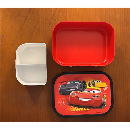 Mepal - Fiambrera Campus - Bento Box para Niños - Lonchera con Compartimento y Tenedor - Fiambrera con Cierre de Clip - Sin BPA 