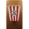 Balvi Bol Palomitas Popcorn Retro Color Rojo Bol para Palomitas con Capacidad para 3L Plástico PP 18x
