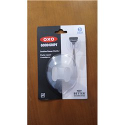 OXO Good Grips PVC-Free Suction Razor Holder Strong Hold Free 