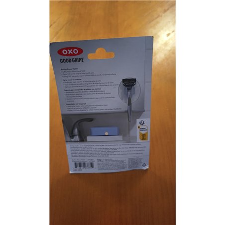 OXO Good Grips PVC-Free Suction Razor Holder Strong Hold Free 