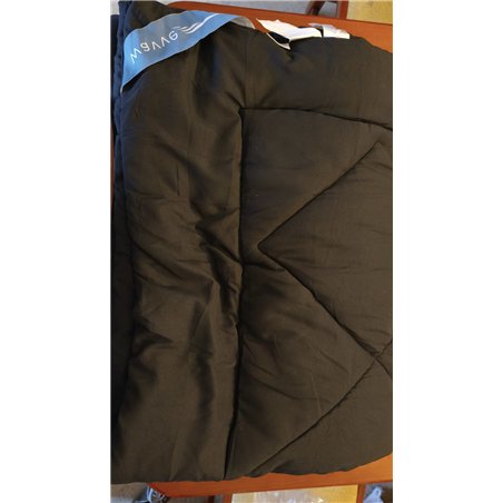 WAVVE Edredón Relleno Nórdico para Cama 80, Edredón de Fibra 300gr/m², Ligero, Suave, Transpirable (135x200 cm, Negro)