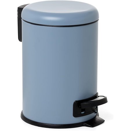 Tatay Papelera Baño Pedal 3L | Apertura Higiénica y Sin Contacto | Cierre Amortiguado y Silencioso | Interior Extraíble para Fác