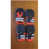 4 Piezas Protector de la Pata de Las Botas del Perro,Botas para Perros,Zapatos Impermeables para Perros con Correas Reflectantes