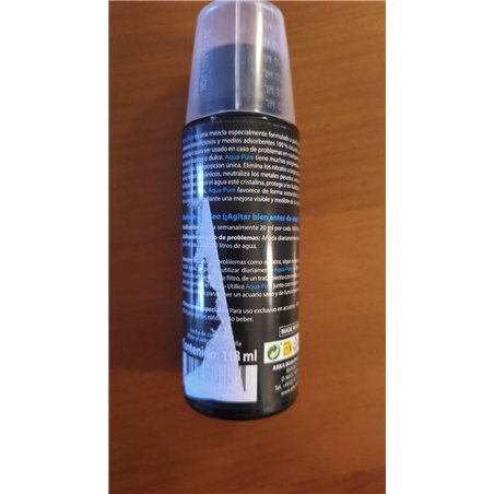 Aclarador de Agua Acuario 118 ml – ARKA Aqua-Pure – Elimina turbidez y residuos – Agua cristalina en acuarios Dulces y Marinos –