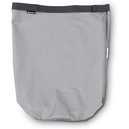 Brabantia 102325 - Recambio de funda para cesto de ropa, 35 l, color gris
