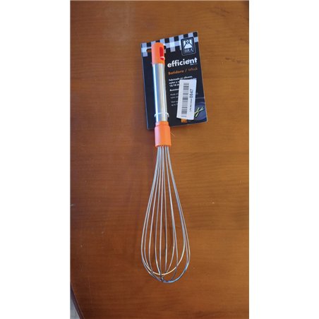 BRA Efficient Batidora de Cocina, Acero INOX, Nailon y Silicona, Naranja, 31 cm