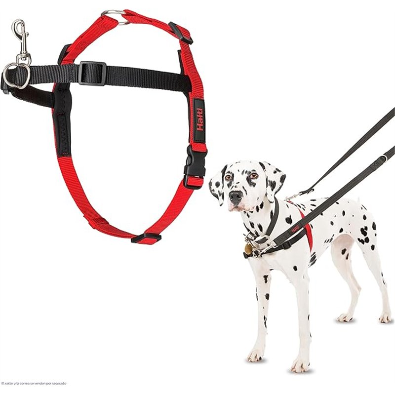 Arnés de control frontal HALTI - Para evitar que tu perro tire de la correa, Ajustable, Ligero y Fácil de Usar. Adiestramiento c