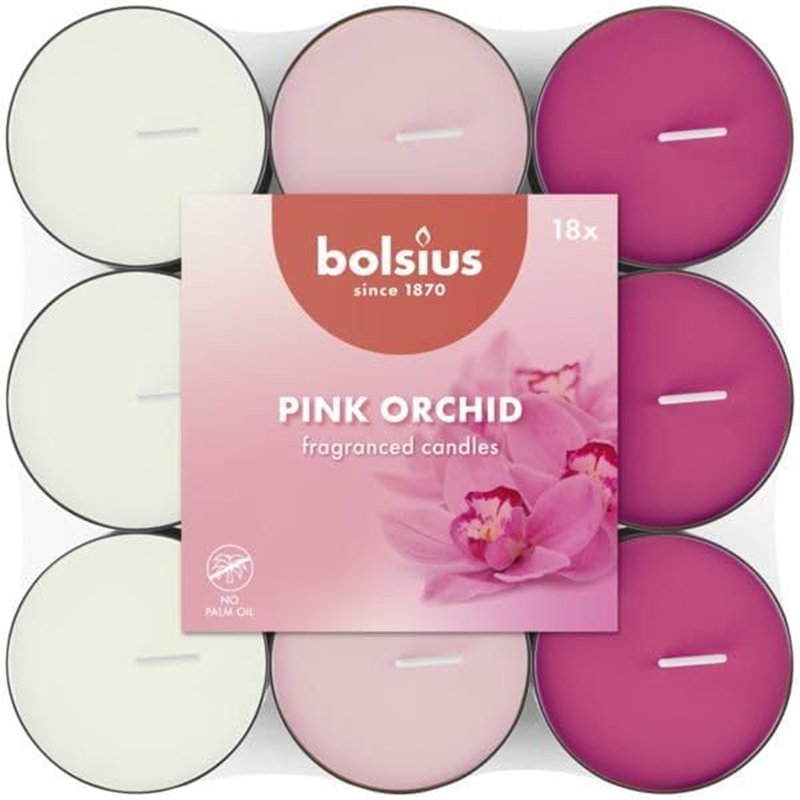 olsius - 36 Velas Votivas Perfumadas – Vainilla - Duración de Combustión de 3,5 Horas - Diámetro 38 mm - Extractos Naturales - C