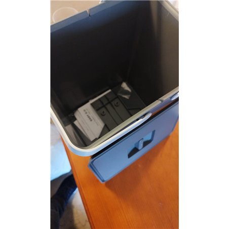 Elletipi Easy 2.0 PBD SP SG34 Cubo de basura de plástico reciclado, para cualquier entorno, capacidad de 18 litros con tapa. Fij