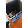 Elletipi Easy 2.0 PBD SP SG34 Cubo de basura de plástico reciclado, para cualquier entorno, capacidad de 18 litros con tapa. Fij