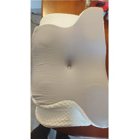 Almohada Cervicales y Cuello Grande, 2 in 1 Almohada Antironquidos para Aliviar el Dolor de Cuello y Espalda, Almohada Ortopedic
