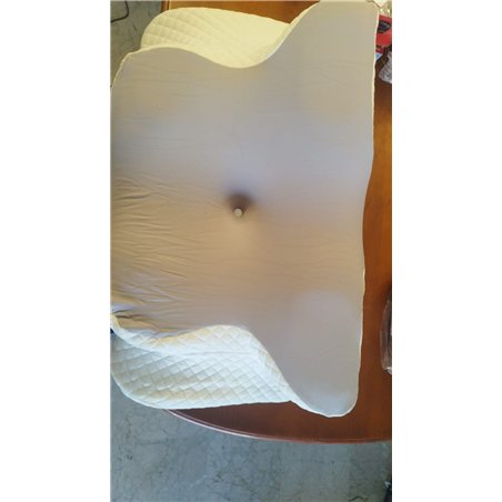 Almohada Cervicales y Cuello Grande, 2 in 1 Almohada Antironquidos para Aliviar el Dolor de Cuello y Espalda, Almohada Ortopedic