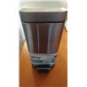 Beldray, acero inoxidable, Cubo de basura rectangular con pedal y tapa de cierre suave, 5 litros, LA041173SS, 5L