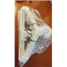 Perchas de Plástico Blanco, Pack 30 Unidades, Perchas Ligeras y duraderas, Percha con Ganchos para Ahorrar Espacio para, Ropa, T