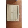 FLORINA Juego de 4 Tablas de Cortar de Bambú con Soporte CHEF I Bloques de Corte de Bambú Natural con Canaletas para Jugos I Ant
