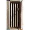 FLORINA Juego de 4 Tablas de Cortar de Bambú con Soporte CHEF I Bloques de Corte de Bambú Natural con Canaletas para Jugos I Ant