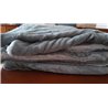 Good Nite Mantas 200x230cm, Manta y Colchas, Mantas para Sofa, Manta de Franela Sherpa Gruesa de Invierno Blanket (Gris)