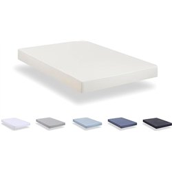 Todocama - Sábana Bajera Ajustable de Microfibra cepillada Extra Suave. (Cama 80 x 190/200cm, Beige)
